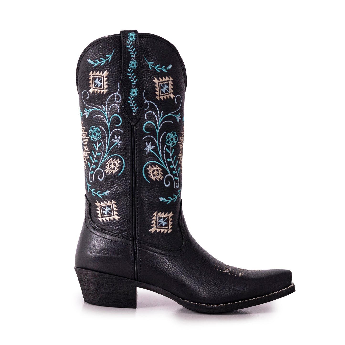 West Women's Western Cowgirl Boots - Full Grain Leather, Snip Toe MWB6017