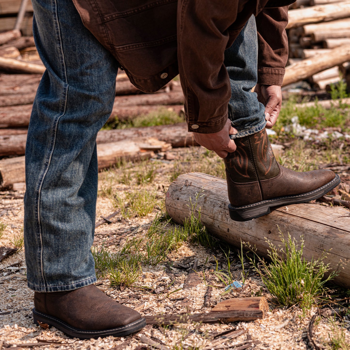 Brown Western Boots