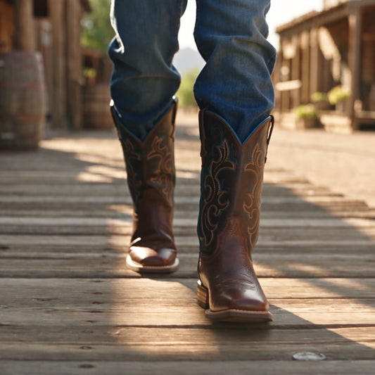 Brown Cowboy Boots Womens