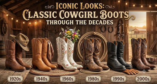 Iconic Looks: Classic Cowgirl Boots Through the Decades