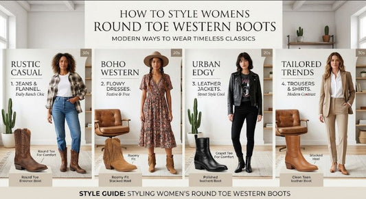 Style Guide: Styling Round Toe Western Boots for Women