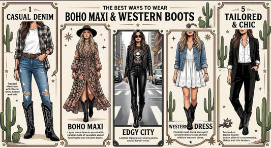The Best Ways to Wear Black Boots Women Western