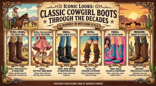 Iconic Looks: Classic Cowgirl Boots Through the Decades