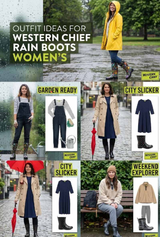 Outfit Ideas for Western Chief Rain Boots Women's