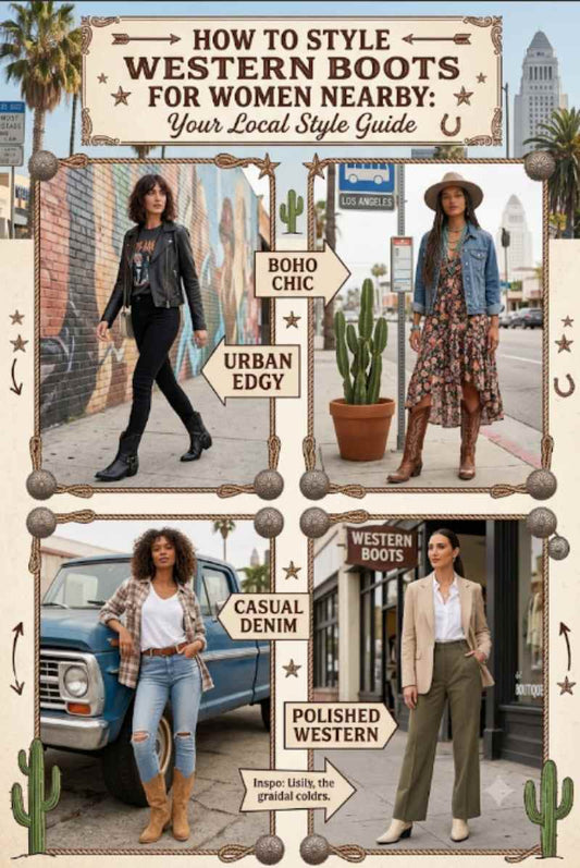 How to Style Western Boots for Women Nearby