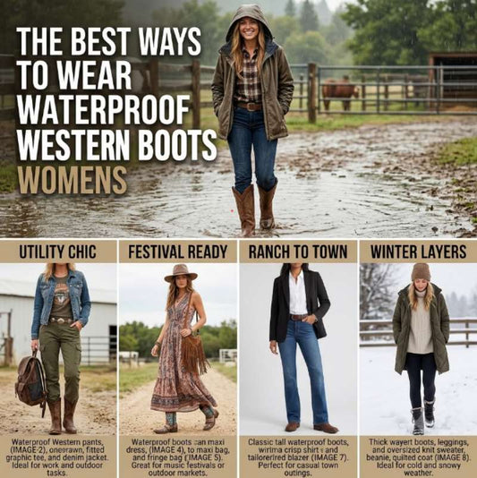 The Best Ways to Wear Waterproof Western Boots Womens