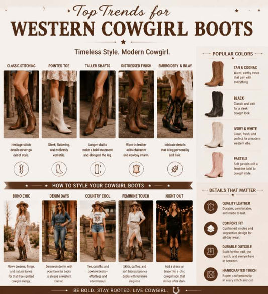 Top Trends for Western Cowgirl Boots