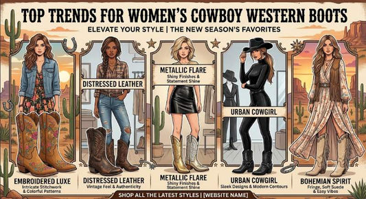 Top Trends for Women’s Cowboy Western Boots
