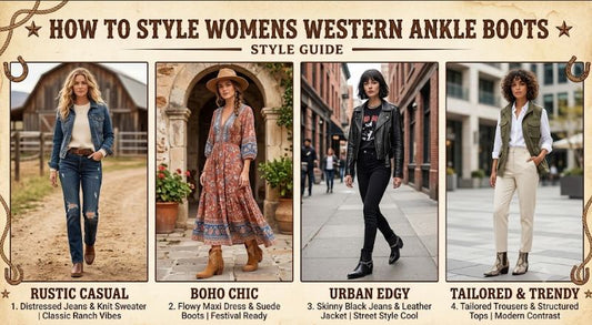 How to Style Women’s Western Ankle Boots