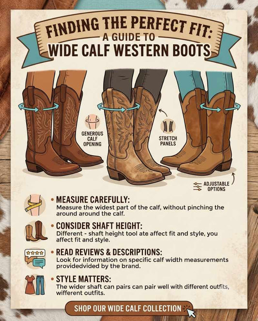 Finding the Perfect Fit: A Guide to Wide Calf Western Boots