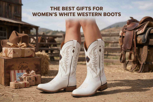 Best Gifts Womens White Western Boots