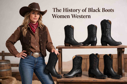 Black Boots Women Western