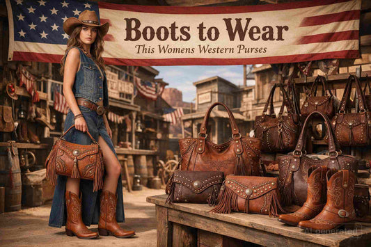 Boots to Wear  womens western purses