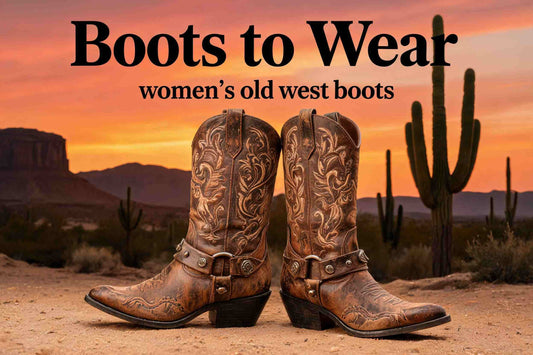 Boots to match Western cowboy boots