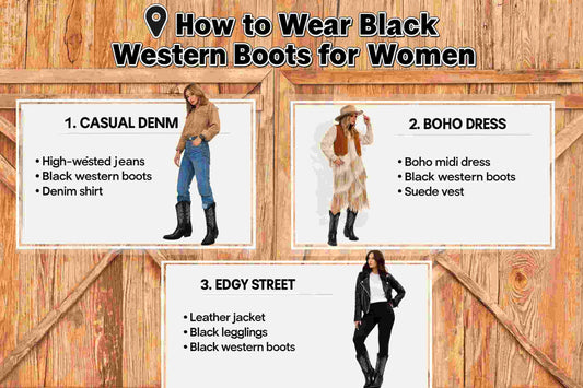 How to Wear Western Boots for Women Black: Easy Outfit Ideas