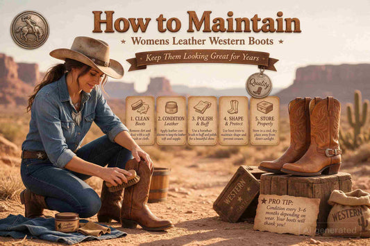 Caring for Western-style leather boots