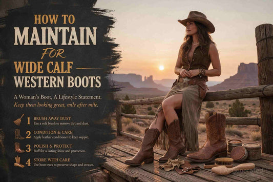 Caring for Wide-Shaft Western Boots