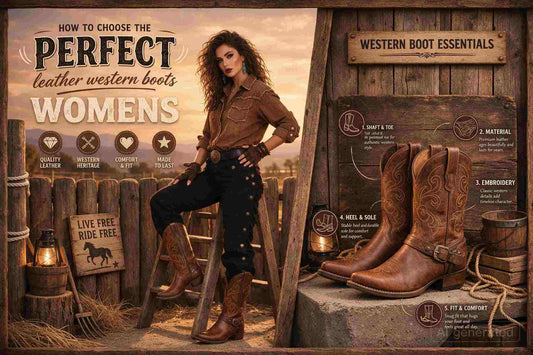 Choosing Western-style leather boots