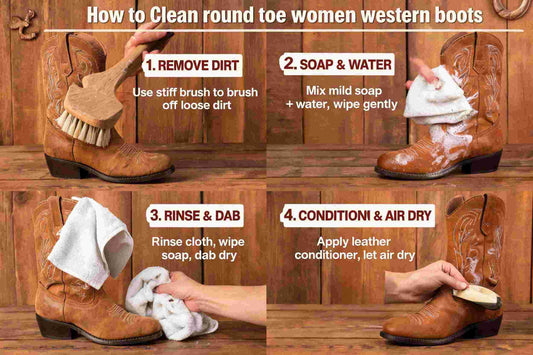 How to Clean Round Toe Women Western Boots: A Complete Care Guide