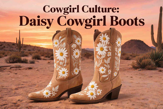 Cowgirl Culture: Daisy Cowgirl Boots