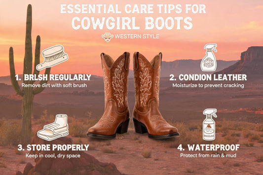 Essential Care Tips for Cowgirl Boots Western: Keep Your Boots Beautiful and Long-Lasting
