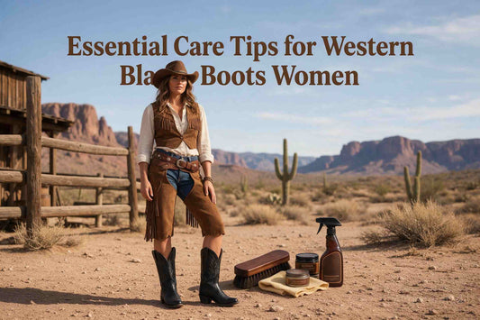 Essential Western Black Boots Women