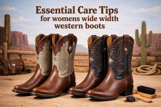 Essential womens width western boots