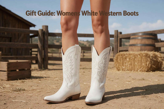 Gift Guide_ Womens White Western Boots