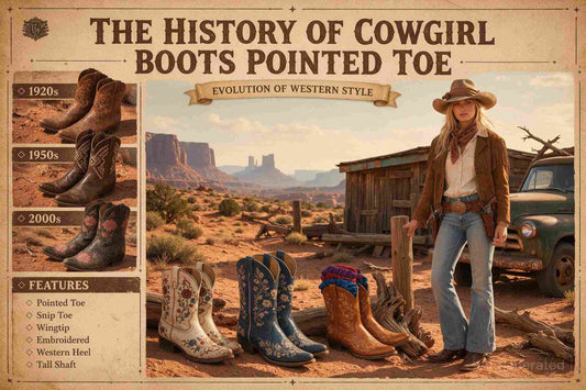 History of Cowgirl Boots Pointed Toe
