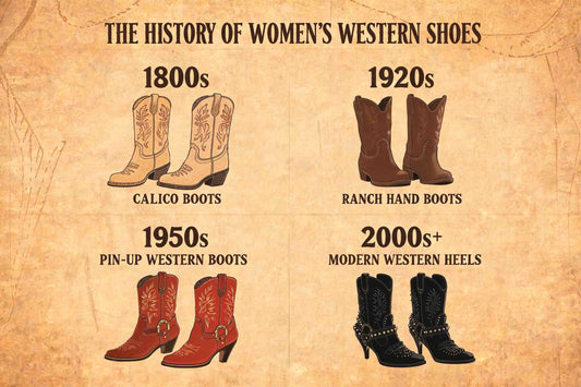 History of Women's Western Shoes
