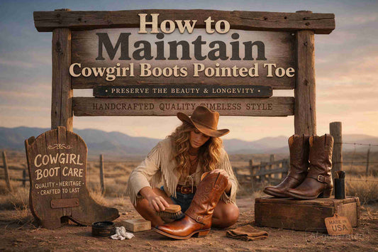 Maintain Cowgirl Boots Pointed Toe