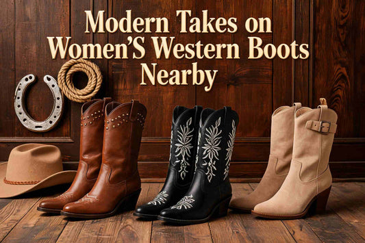 Modern design of Western boots