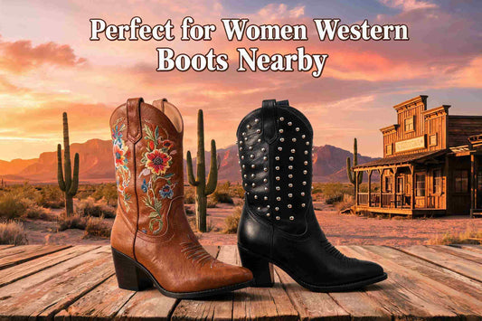 Perfect for Women Western Boots Nearby