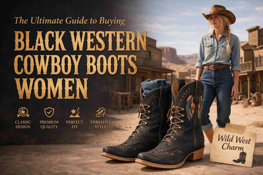 Shopping Women's Black Western Boots