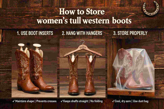 How to Store Womens Tall Western Boots