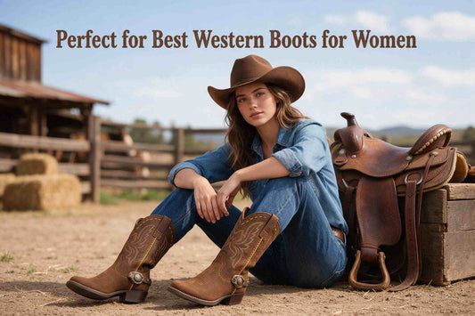 Styled with women's Western boots