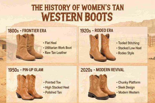 The history of tan western boots