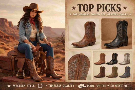 Top Picks for Womens Pointed Toe Western Boots