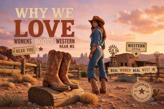 We love women's Western boots.