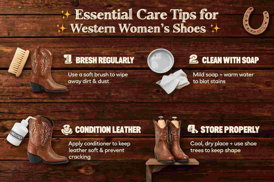Essential Care Tips for Western Shoes Womens