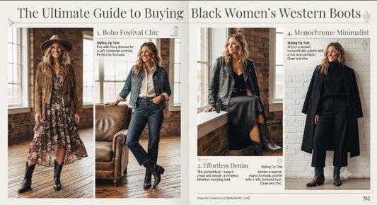 The Ultimate Guide to Buying Black Boots Women Western
