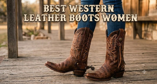 Best Western Leather Boots Women