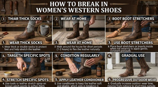 How to Break in Women's Western Shoes