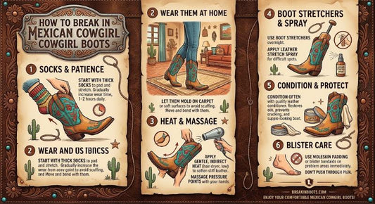 How to Break in Mexican Cowgirl Boots