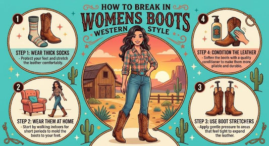 How to Break in Womens Boots Western Style