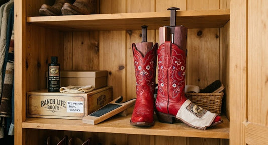 How to Store Red Western Boots for Women