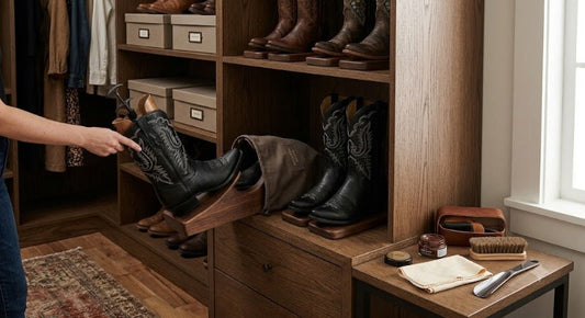 How to Store Black Western Boots Womens
