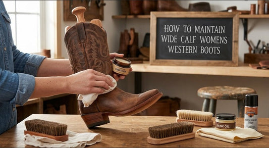 How to Maintain Wide Calf Womens Western Boots