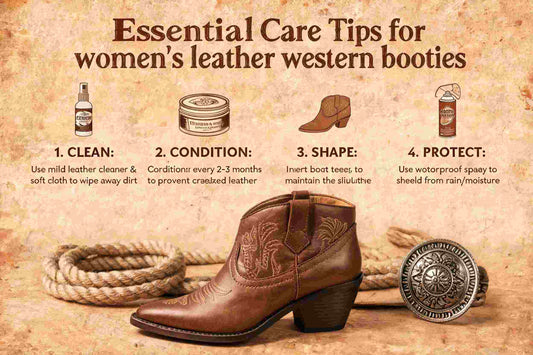 Essential Care Tips for Womens Leather Western Booties