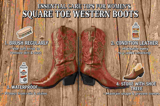 Essential Care Tips for Womens Square Toe Western Boots